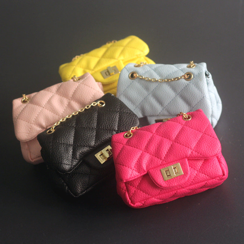 Korean Style Children's Classic Quilted Chain Bag