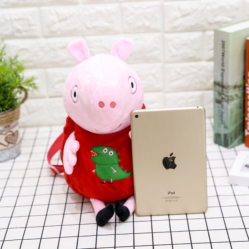 Plush Children's Backpack and Toy Bag