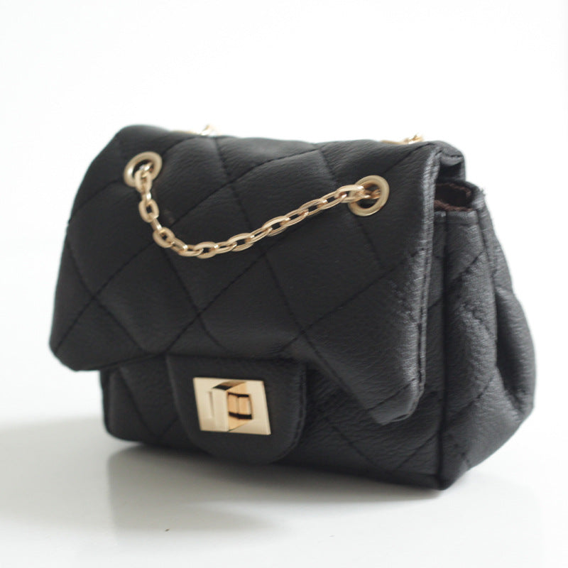 Korean Style Children's Classic Quilted Chain Bag