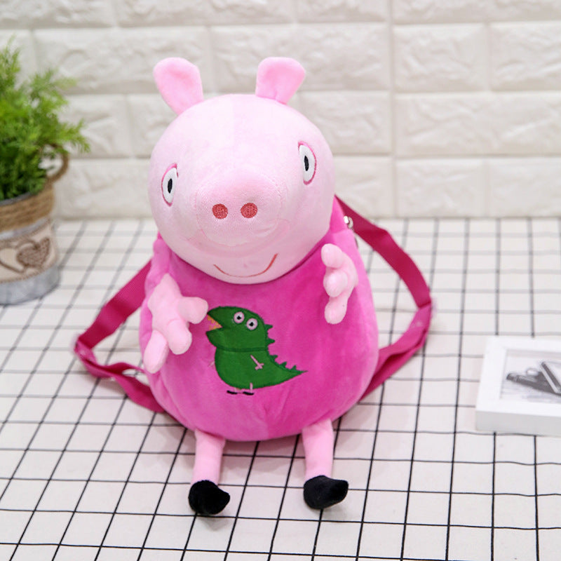 Plush Children's Backpack and Toy Bag