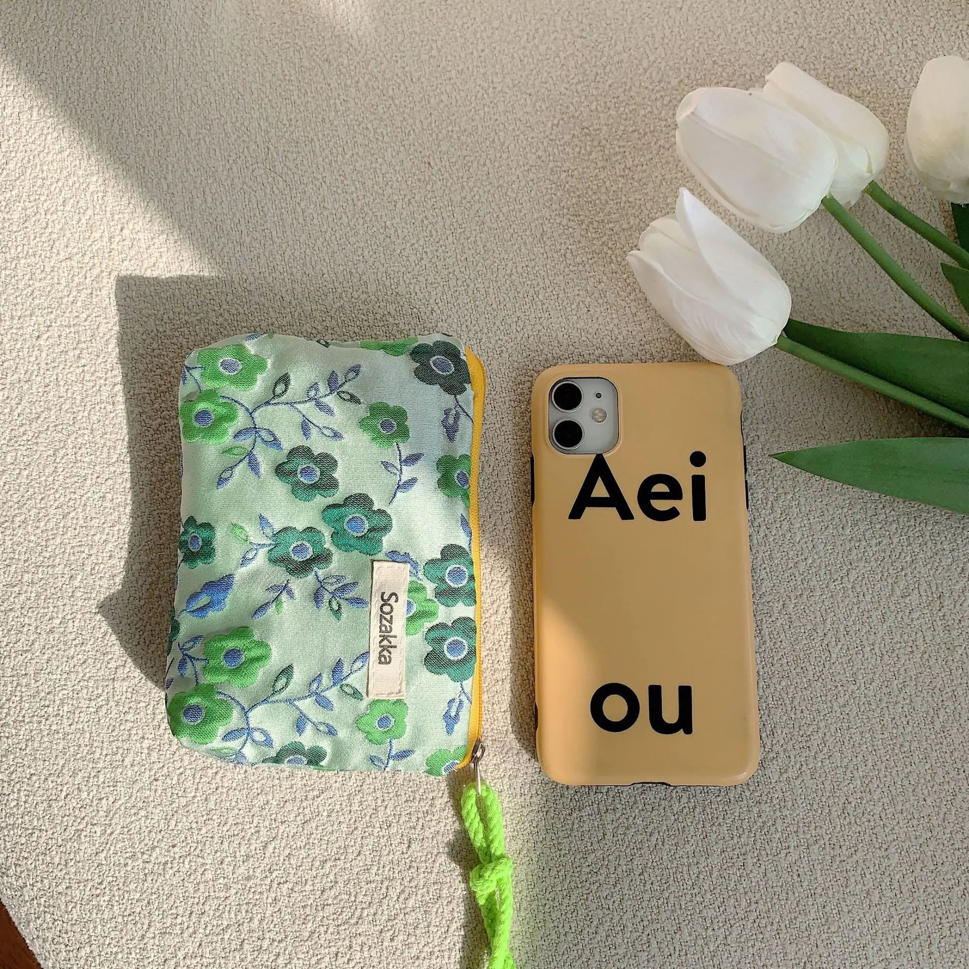 Rope Mouth Red Envelope Cosmetic & Coin Purse Bag