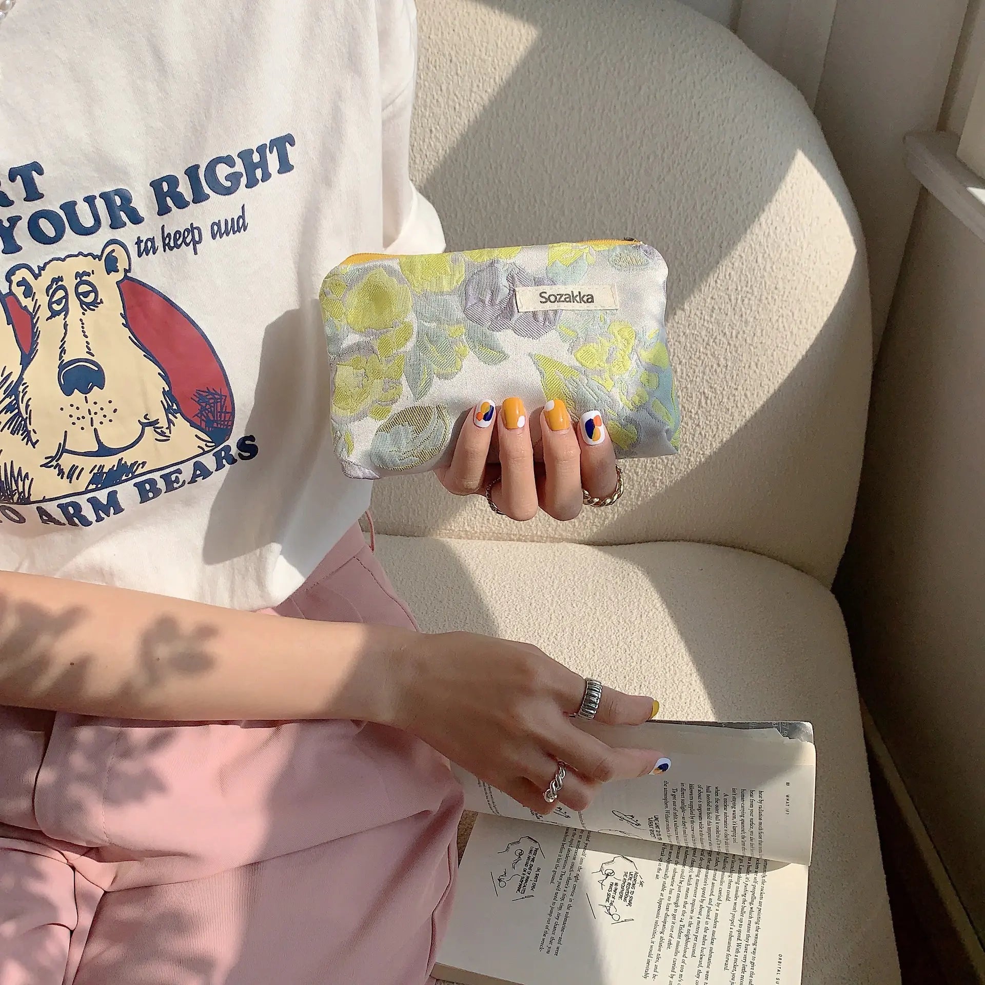 Rope Mouth Red Envelope Cosmetic & Coin Purse Bag