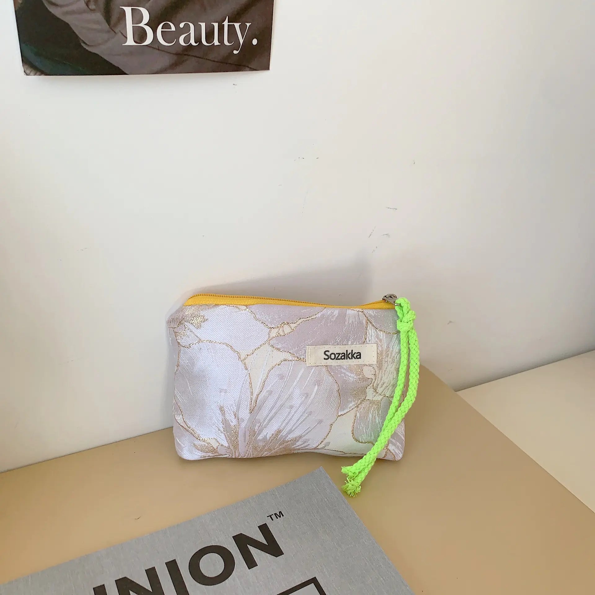 Rope Mouth Red Envelope Cosmetic & Coin Purse Bag