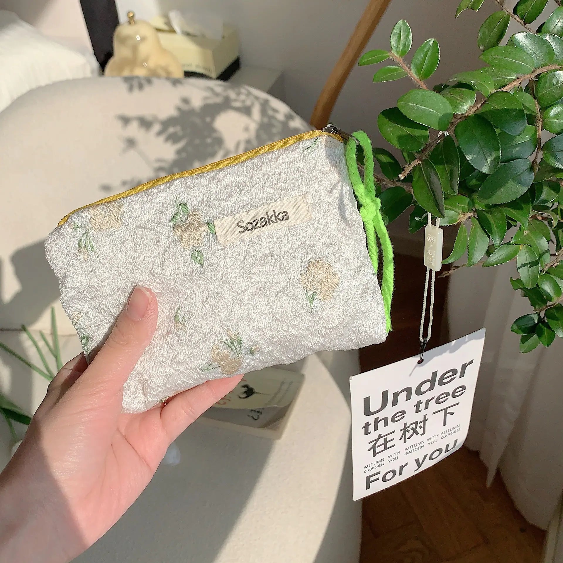 Rope Mouth Red Envelope Cosmetic & Coin Purse Bag