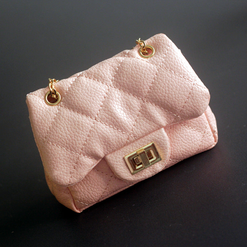 Korean Style Children's Classic Quilted Chain Bag