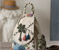 Ethnic Floral Women's Backpack with Multiple Compartments