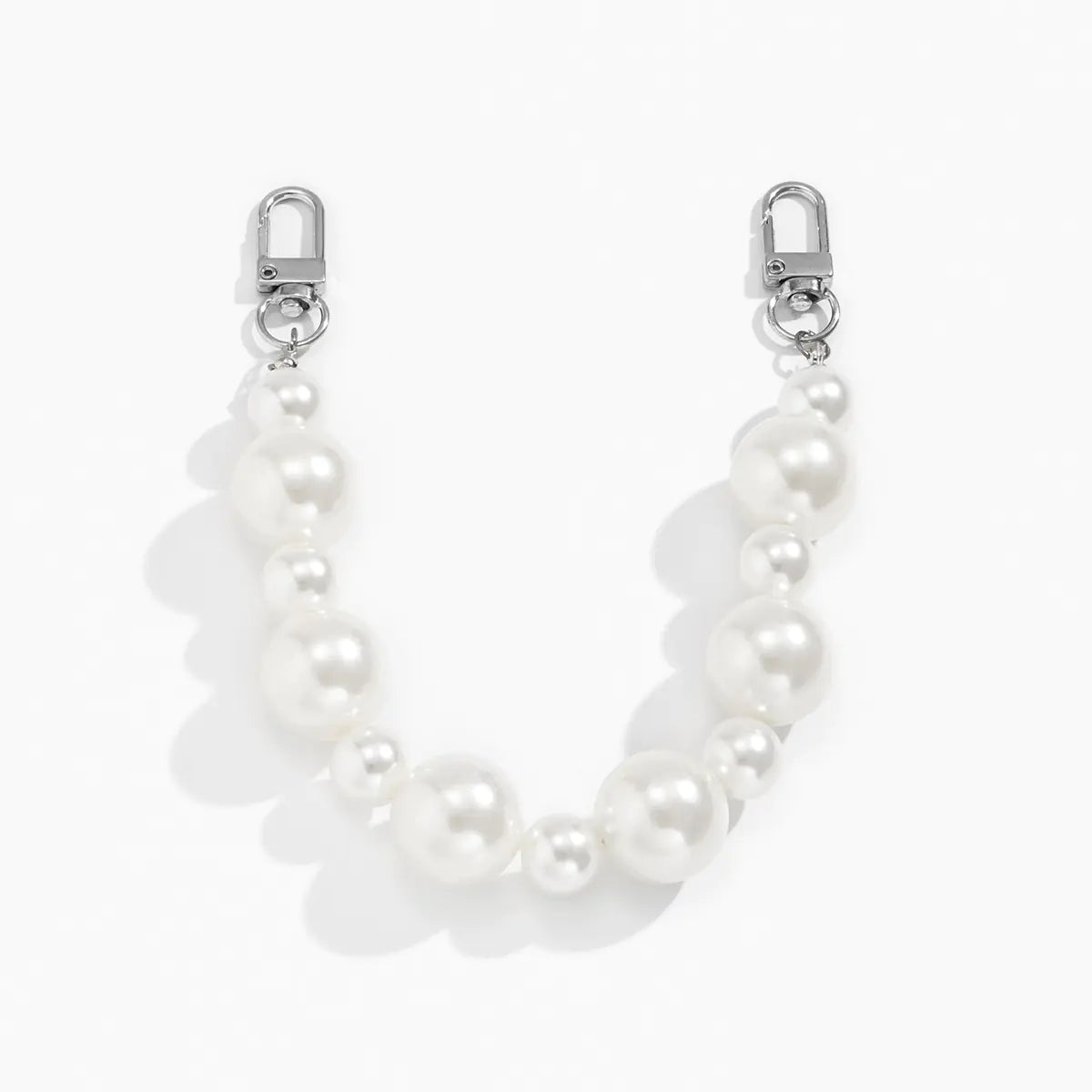 Fashion Simple Mixed Beads Imitation Pearl Bag Chain