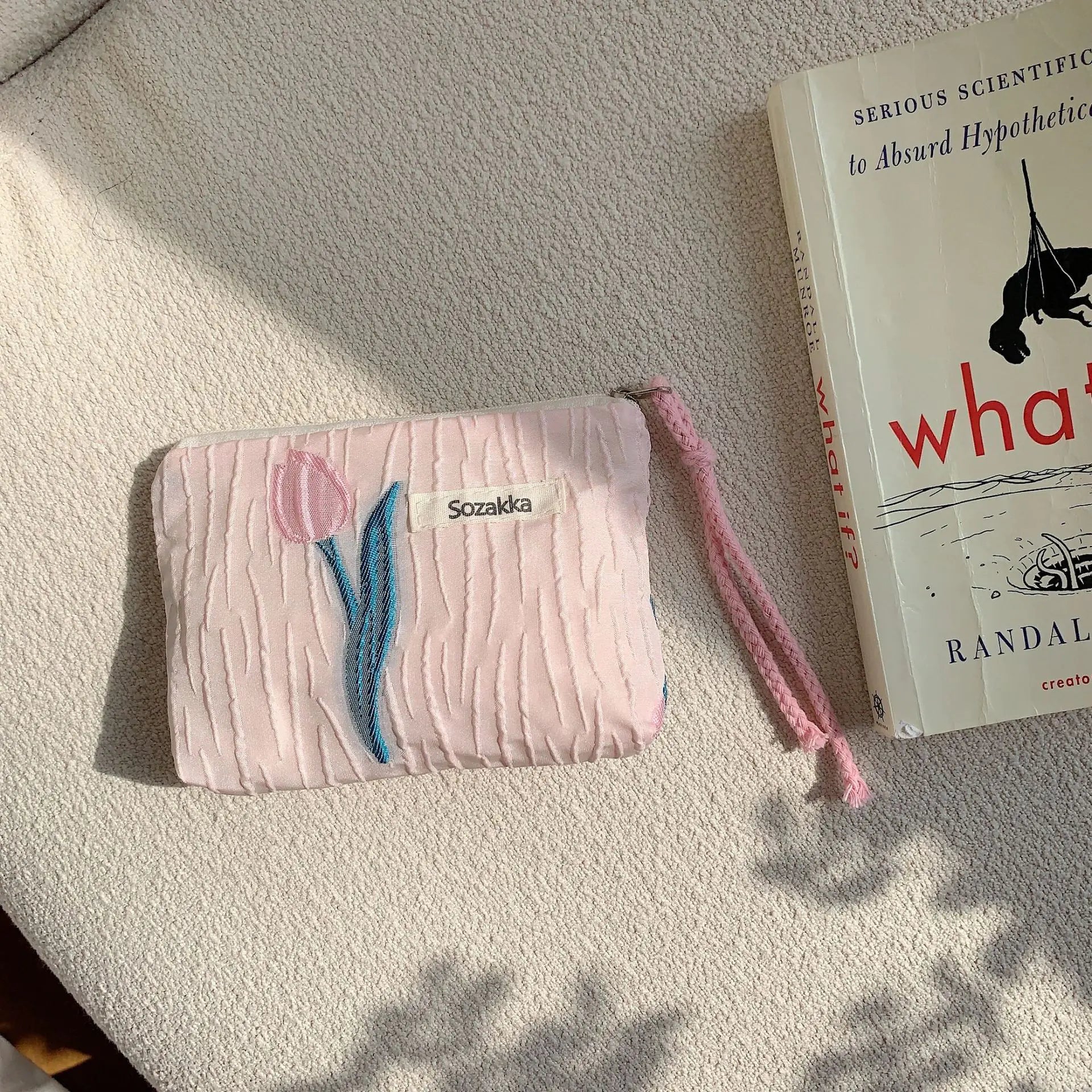 Rope Mouth Red Envelope Cosmetic & Coin Purse Bag