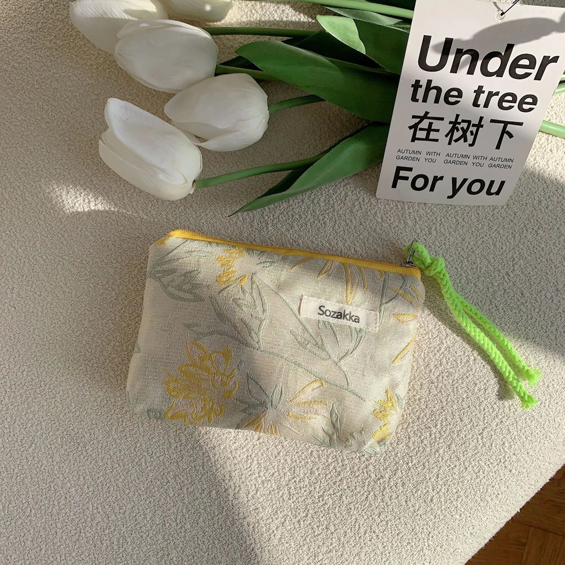 Rope Mouth Red Envelope Cosmetic & Coin Purse Bag